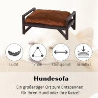 Haustiersofa Hundesofa Hundebett erhöhtes Katzensofa