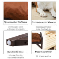 Haustiersofa Hundesofa Hundebett erhöhtes Katzensofa