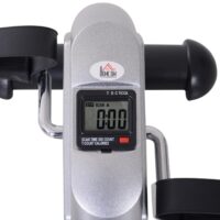 Heimtrainer Mini Bike Pedaltrainer LCD-Display - silber
