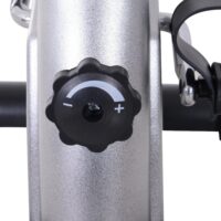 Heimtrainer Mini Bike Pedaltrainer LCD-Display - silber