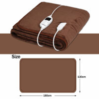 Heizdecke Wärmeunterbett 180x130cm ~ 9 Stufen