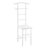 Herrendiener Stuhl Anaheim 107x45x45 cm Weiss