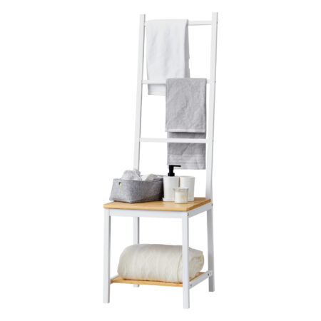 Herrendiener Juuka 133x40x42cm Kleiderstuhl Bambus