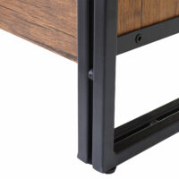 Highboard HWC Kommode Wildeiche-Optik 115x80x40cm