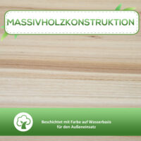 Hochbeet Holz Pflanzkasten 90x40x81cm