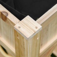 Hochbeet Holz mit 6 Pflanzflächen 78.5x58x81cm