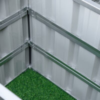 Hochbeet Kräuterbeet 3 Etagen Stahl 118x118x62cm