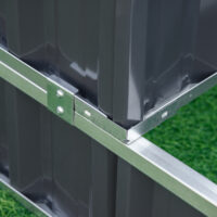 Hochbeet Kräuterbeet 3 Etagen Stahl 118x118x62cm