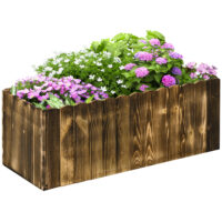 Hochbeet Kräuterbeet Tannenholz 80x33x30cm