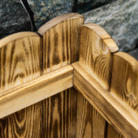 Hochbeet Kräuterbeet Tannenholz 80x33x30cm