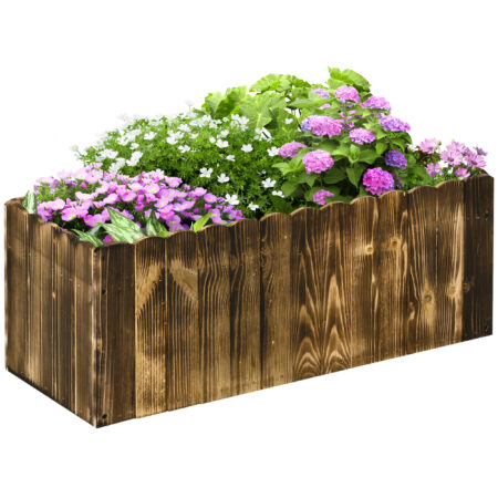 Hochbeet Kräuterbeet Tannenholz 80x33x30cm