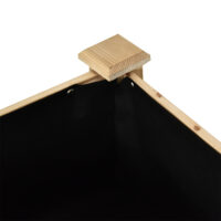 Hochbeet Pflanzkasten Kräuterbeet mit Vliesstoff 86x46x76cm