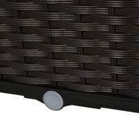 Hochbeet Pflanzkasten Rattan-Optik 40x40x44cm