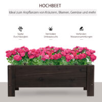 Hochbeet Tannenholz 100x36.5x36cm
