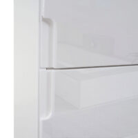 Hochschrank JAM-B19 Badezimmerschrank hochglanz 150x30cm weiss