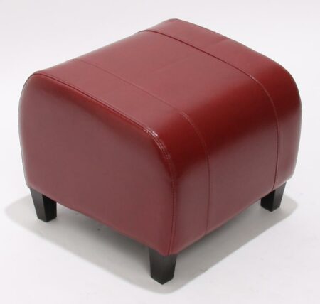 Hocker Sitzwürfel Emmen LEDER rot