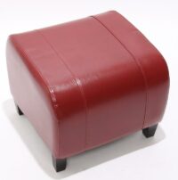 Hocker Sitzwürfel Emmen LEDER rot