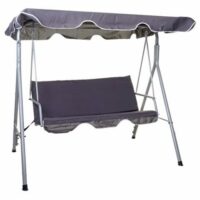 Hollywoodschaukel 3-Sitzer Gartenschaukel 197x185cm