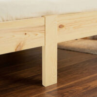 Holzbett 160x200cm Massivholz Natur