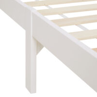 Holzbett 90x200cm Landhausstil Weiss