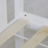 Holzbett Doppelbett 140x200cm Weiss