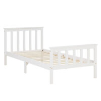 Holzbett Doppelbett 90x200cm Weiss