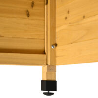 Holzgarage für Rasenmäher Roboter Mähroboter 75x76x70cm