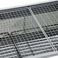 Holzkohlegrill Edelstahl Terrassen-Grill 73cm