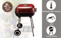 Holzkohlegrill Grillwagen Balkon BBQ Grill Kugelgrill