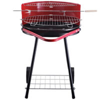 Holzkohlegrill Grillwagen Balkon BBQ Rundgrill