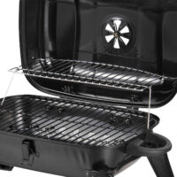 Holzkohlegrill Tischgrill tragbar Campinggrill 59x43cm