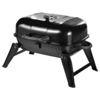 Holzkohlegrill Tischgrill tragbar Campinggrill 59x43cm