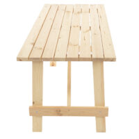 Holztisch Gartentisch Oslo 148x70cm Brauereiqualität massiv natur