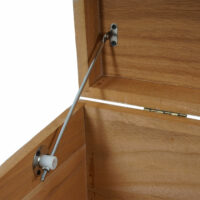 Holztruhe Aufbewahrungstruhe Shabby 50x76x45cm weiss