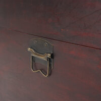 Holztruhe Holzbox Schatztruhe Valence Antikoptik 39x67x38cm ~ eckig