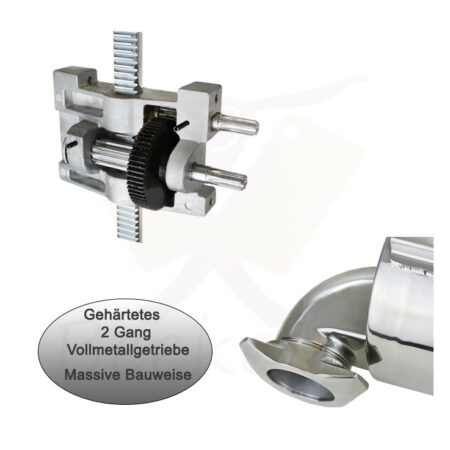 Horizontal Stahl Wurstfüller 7 Liter