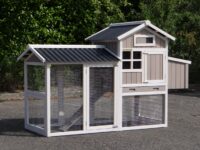 Hühnerstall 3-4 Hühner Jason Kunststoff Dach