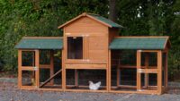 Hühnerstall 3-5 Hühner Prestige Medium - Doppelauslauf