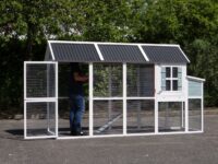 Hühnerstall 4-6 Hühner Alexia mit grossem Auslauf