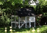 Hühnerstall 4-6 Hühner Kathedrale mit Stauraum