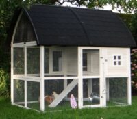 Hühnerstall 4-6 Hühner Kathedrale mit Stauraum