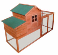 Hühnerstall Hühnerhaus Glucke mit Kotschublade + Freilauf