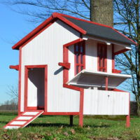 Hühnerstall Hühnerhaus Greta im schwedischen Design