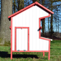 Hühnerstall Hühnerhaus Greta im schwedischen Design