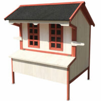 Hühnerstall Hühnerhaus Greta im schwedischen Design