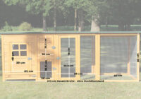 Hühnerstall Hühnervoliere Flexi - 215cm