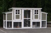 Hühnerstall Stijn 4- 6 Hühner mit Doppel Auslauf