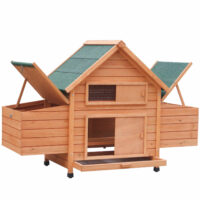 Hühnervoliere Hühnerstall Chicken mit zwei Nistkästen