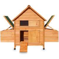 Hühnervoliere Hühnerstall Chicken mit zwei Nistkästen