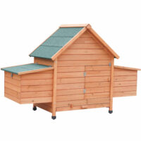 Hühnervoliere Hühnerstall Chicken mit zwei Nistkästen